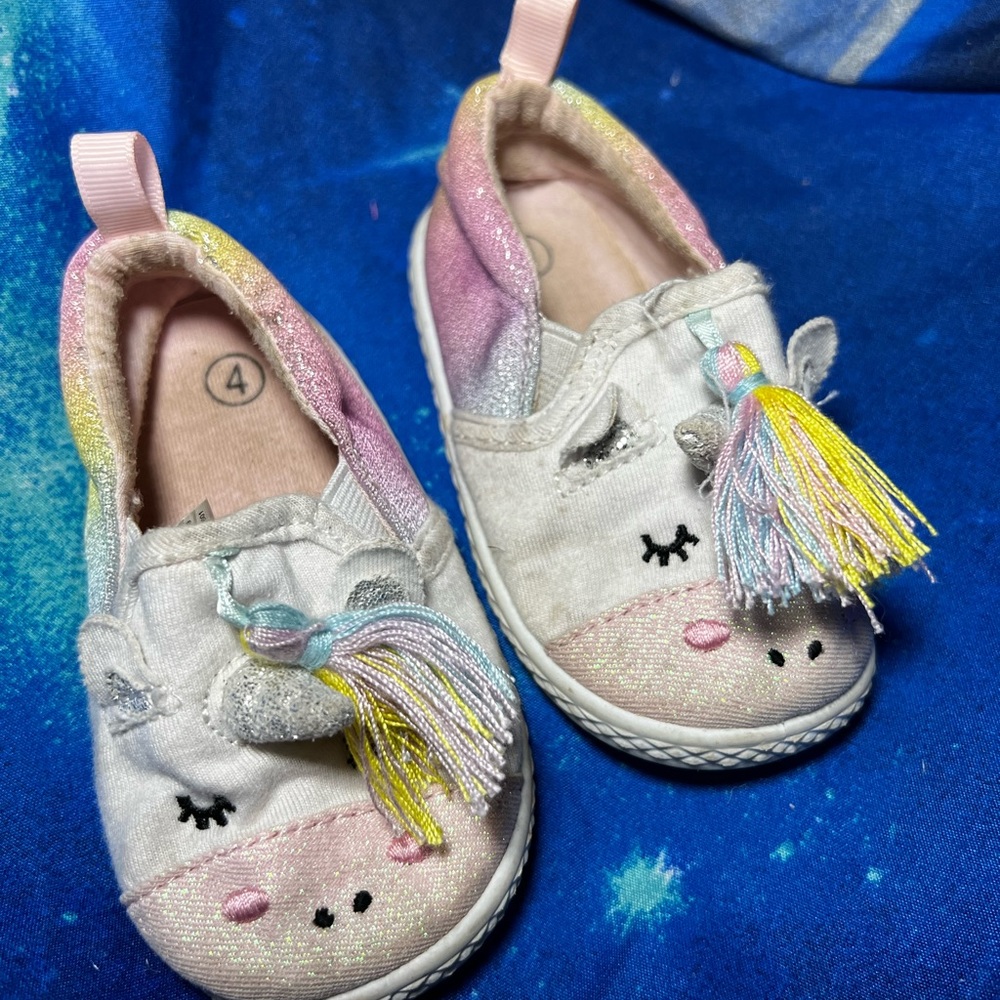 Toddler / Baby Unicorn Shoes size 4